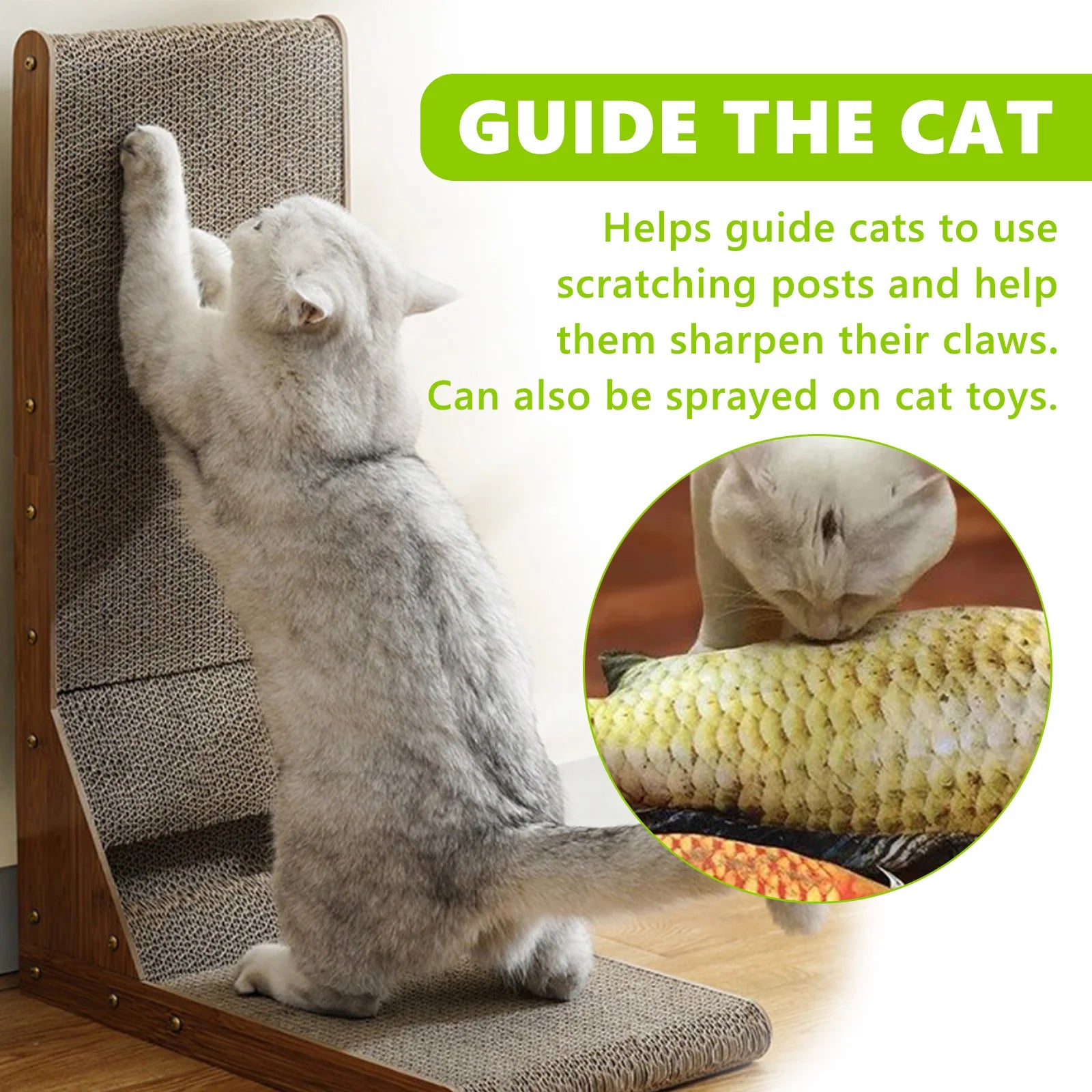 Yegbong Catnip Spray Enhance Cat Elasticity Natural Non-irritating Promote Cat Health Relief Pet Stress Fatigue Soothing Mist