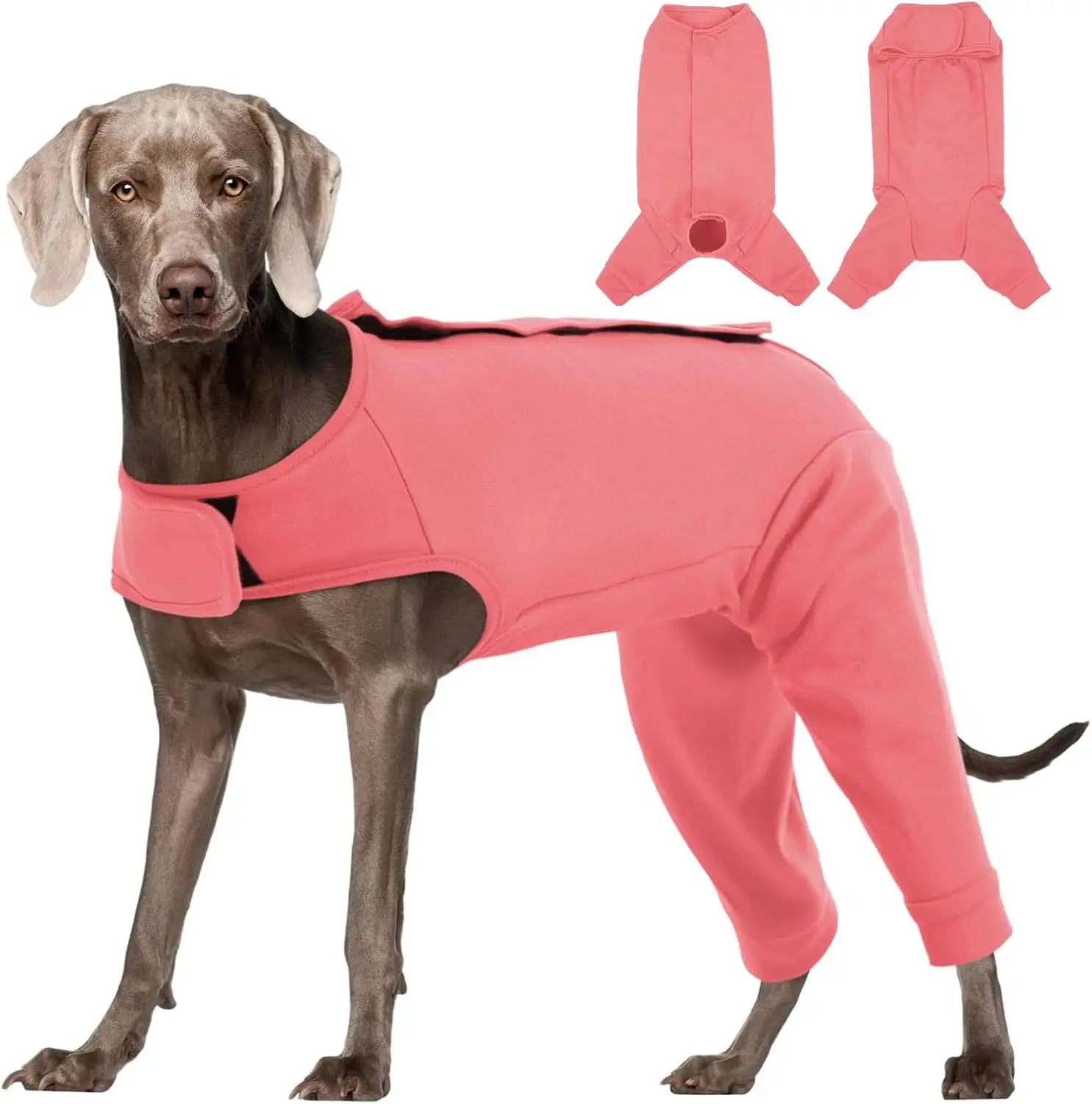 Dog Recovery Suit for Rear Legs Thigh Wound Protective Sleeve Dog Recovery Sleeve Dog Onesie After Surgery  Suit for Spay Neuter