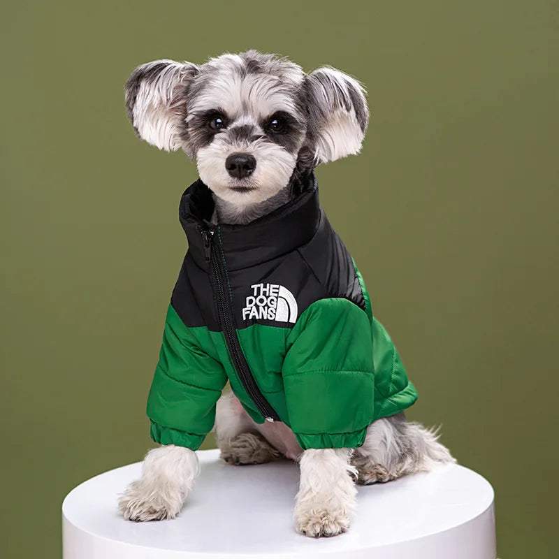 Dog Down Jacket Puppy Coat The Dog Fans Winter Pet Clothes for Small Medium Dogs Warm Thick Dog Vest French Bulldog Dropshipping