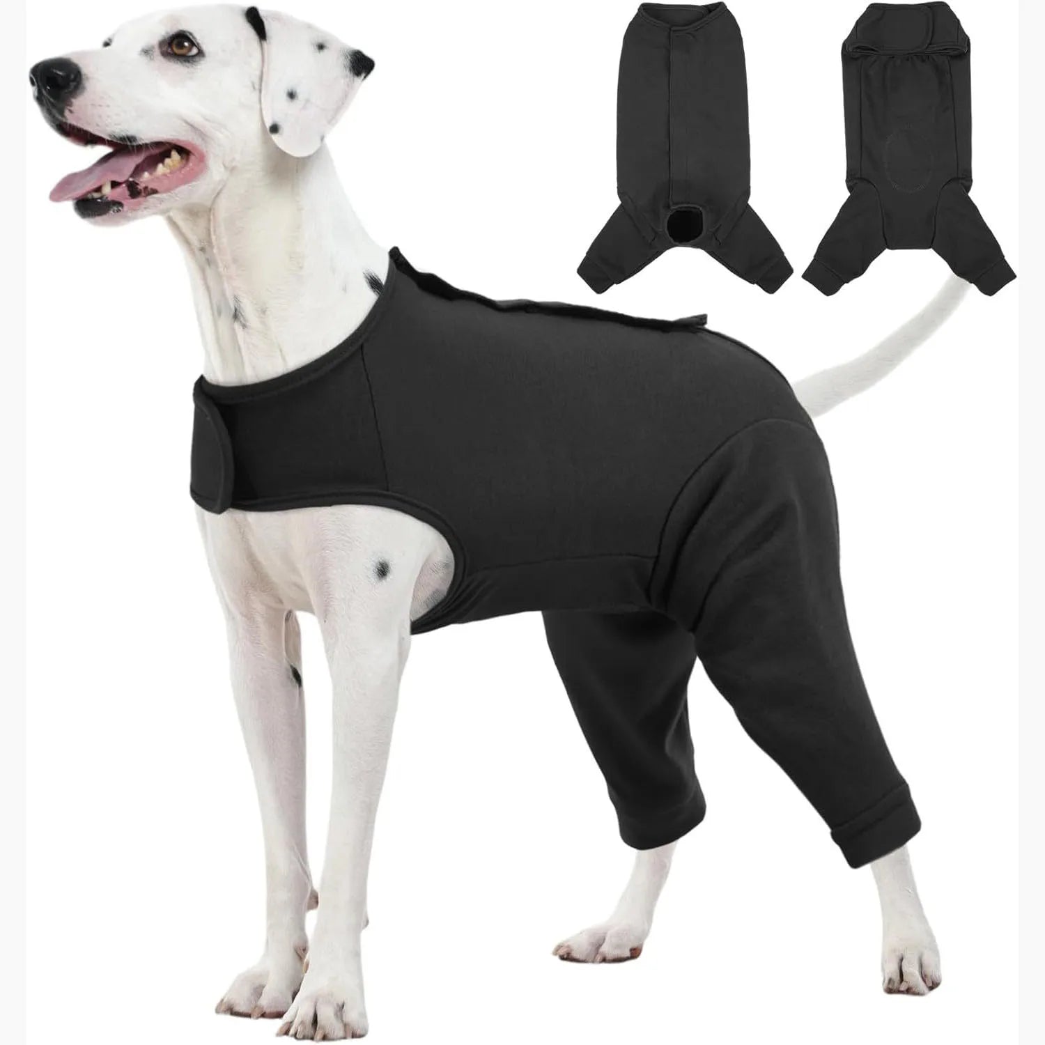 Dog Recovery Suit for Rear Legs Thigh Wound Protective Sleeve Dog Recovery Sleeve Dog Onesie After Surgery  Suit for Spay Neuter