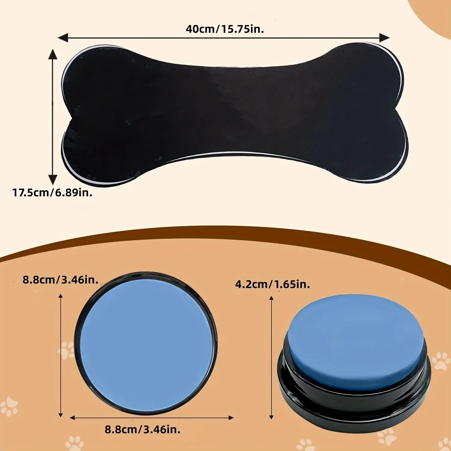 Pet Training Buzzer Dog Speaking Button Interactive Communication Tool Dog Training Artifact. Dog Speaking Button,