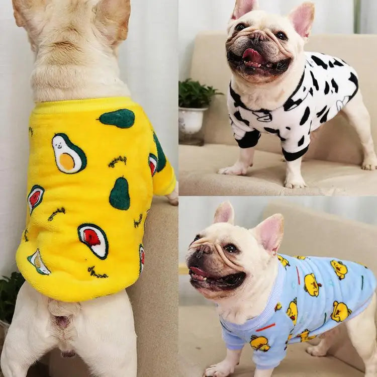 Warmth S Clothes Pet Supplies  Two Feet Clothes Leopard Pattern Dog Coat for French Bulldog And Bull Mastiff