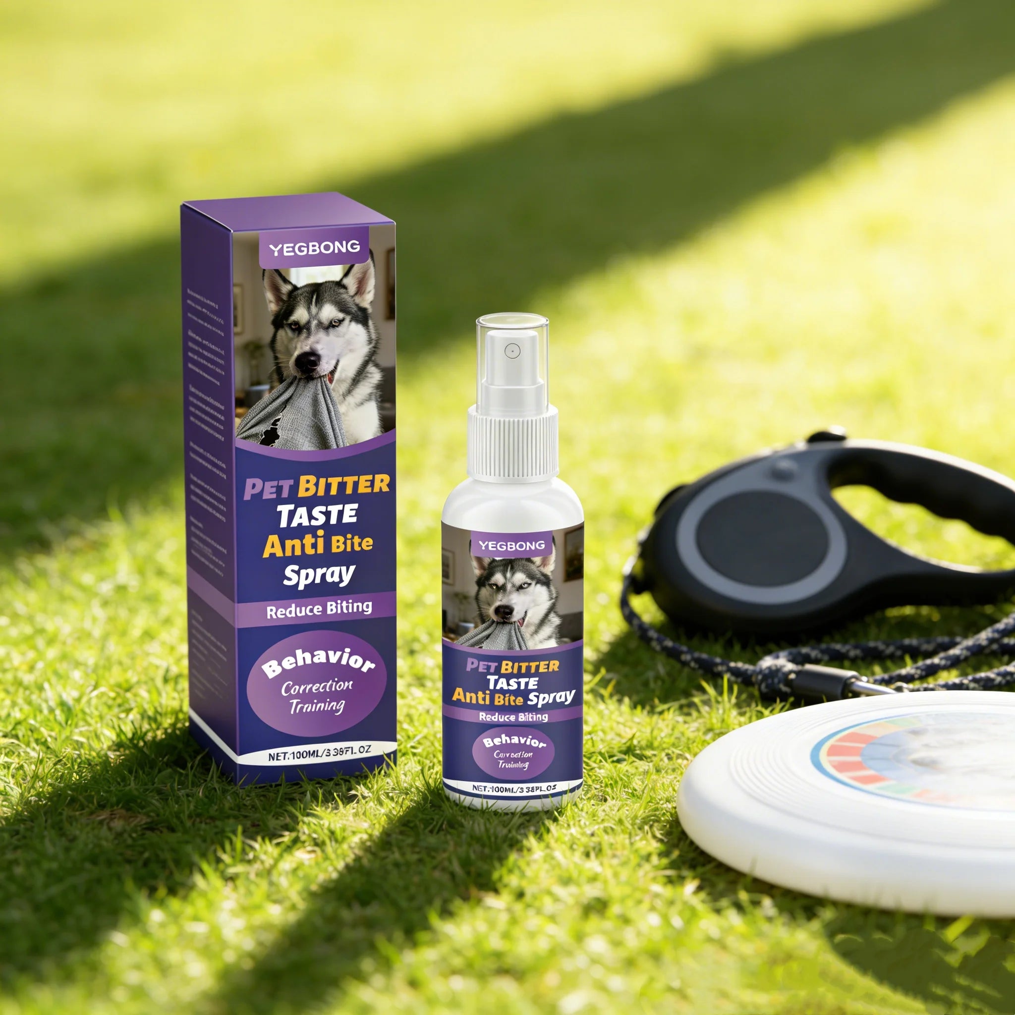 Yegbong Dog Deterrent Spray Reduction Calming Negative Behavior Non Irritating pet Health Supplies Puppies Cat Training Sprays