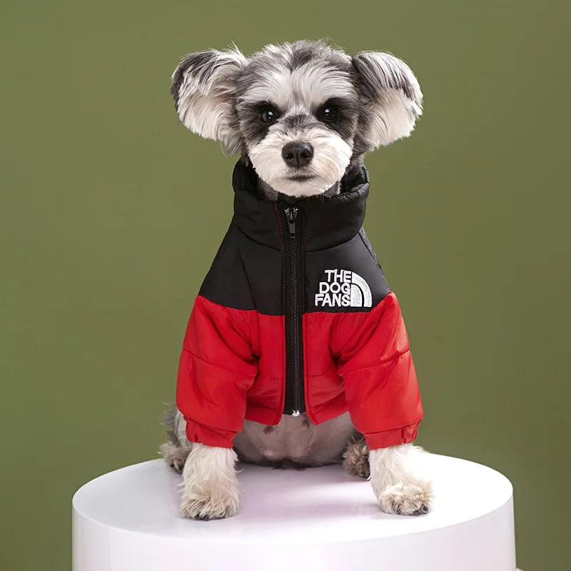 Dog Down Jacket Puppy Coat The Dog Fans Winter Pet Clothes for Small Medium Dogs Warm Thick Dog Vest French Bulldog Dropshipping