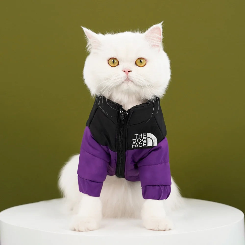 French Thick Bulldog Winter Jacket Warm Windproof Dog Coat For Small Medium Puppy Pet Vest Reflective Chihuahua Outfit