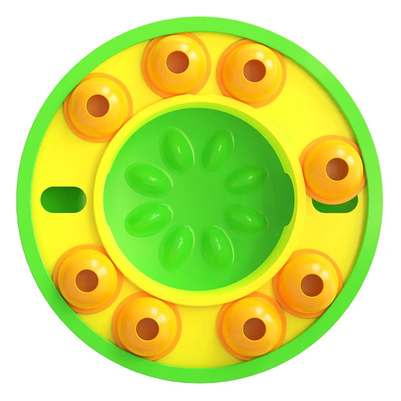 New popular Amazon puzzle food leakage toy - cat windmill teaser ball
