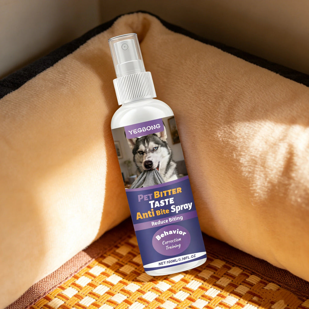 Yegbong Dog Deterrent Spray Reduction Calming Negative Behavior Non Irritating pet Health Supplies Puppies Cat Training Sprays