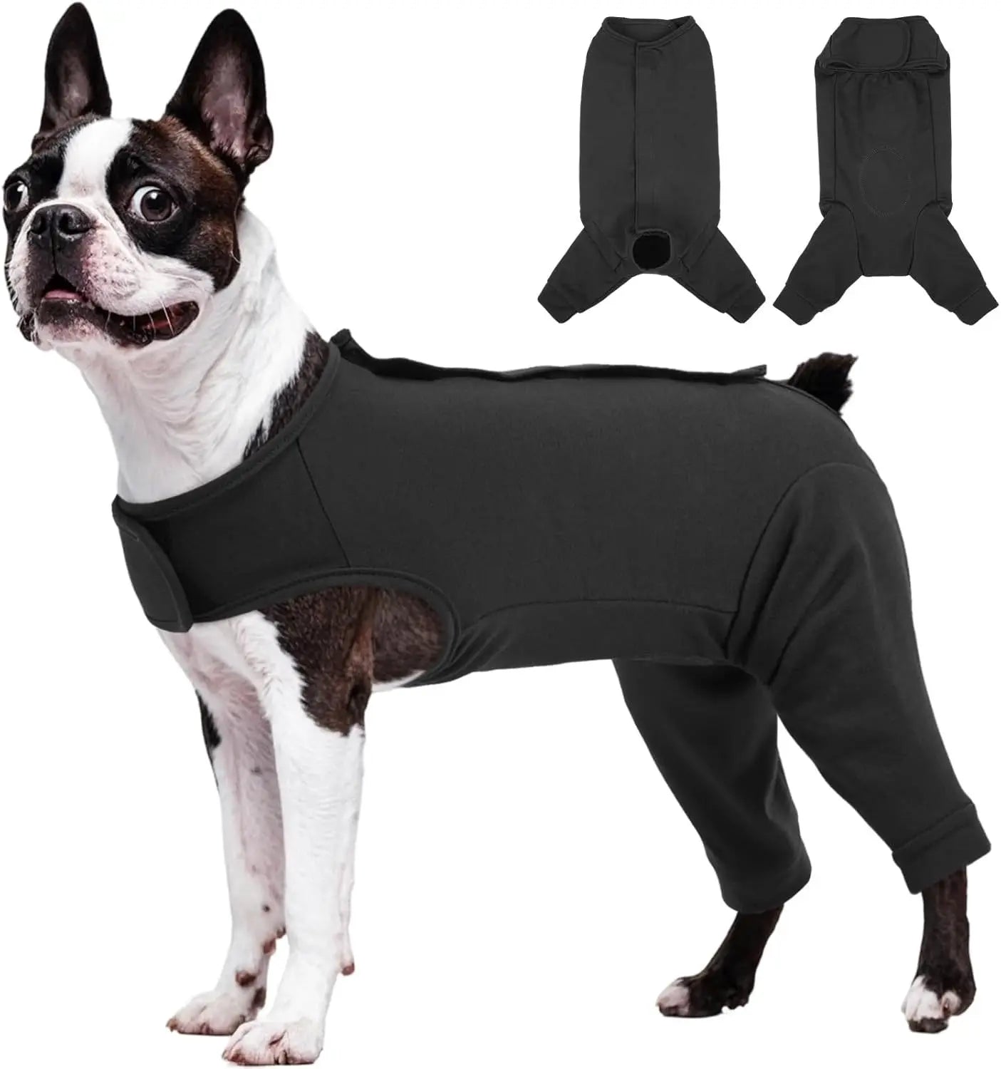 Dog Recovery Suit for Rear Legs Thigh Wound Protective Sleeve Dog Recovery Sleeve Dog Onesie After Surgery  Suit for Spay Neuter