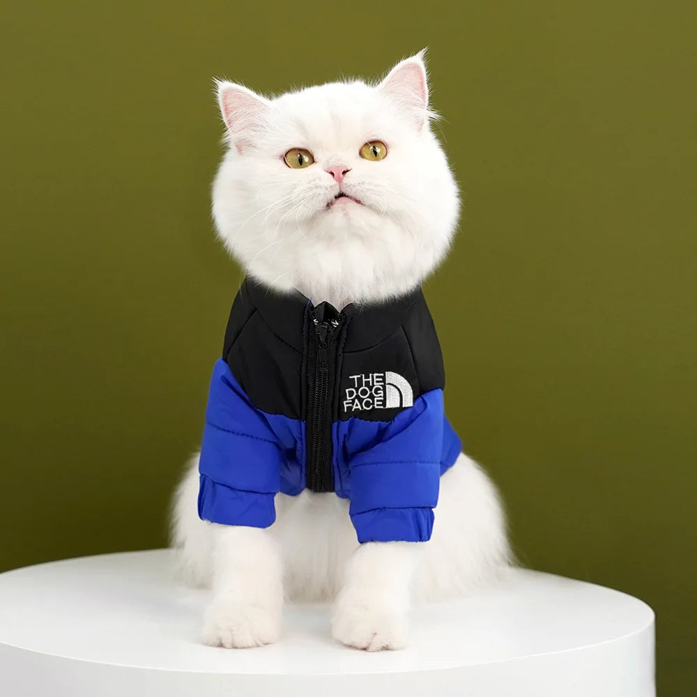French Thick Bulldog Winter Jacket Warm Windproof Dog Coat For Small Medium Puppy Pet Vest Reflective Chihuahua Outfit
