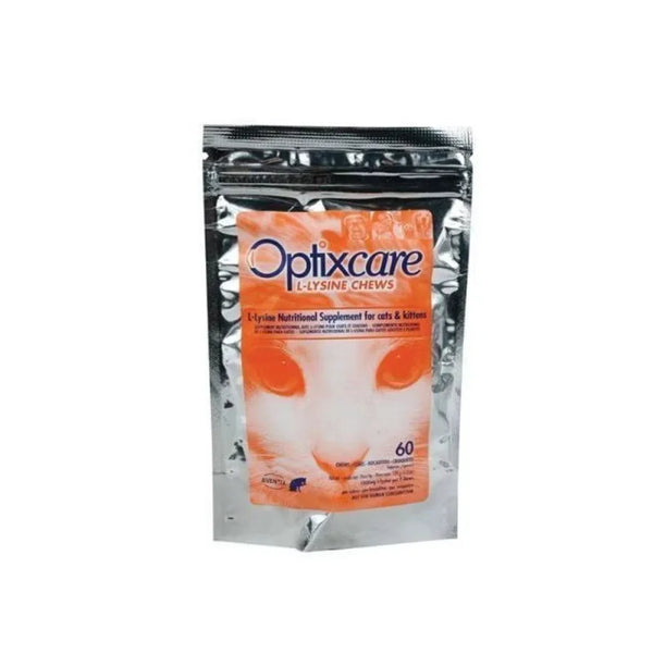 Cats And Kittens Essential For Eye Health And Immune Sys Optixcare L-Lysine Nutritional Supplement