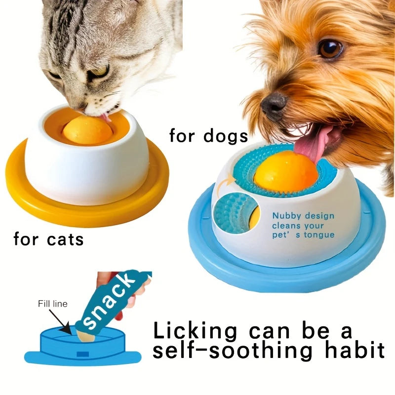 Slow Feeder Food Dispenser For Puppy Training Enrichment Cat Feeding Crate Accessory Lick Toys For Dogs Interactive Dog Toys