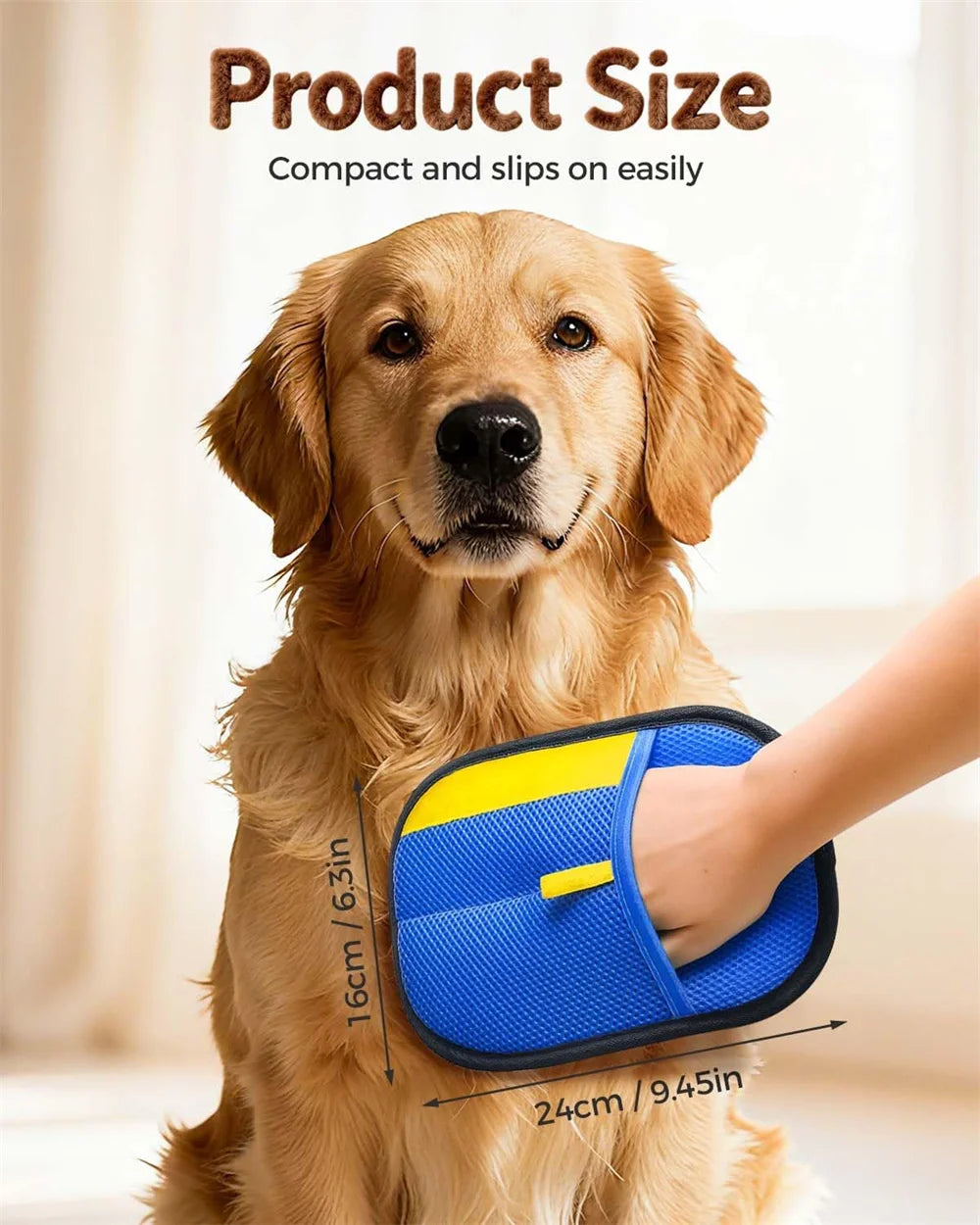 2 Pet Hair Remover Mitt  Pet Hair Remover Gloves Deshedding Brush Glove for  Dog Cat Rabbit with Long/Short Cortinas y Alfombras