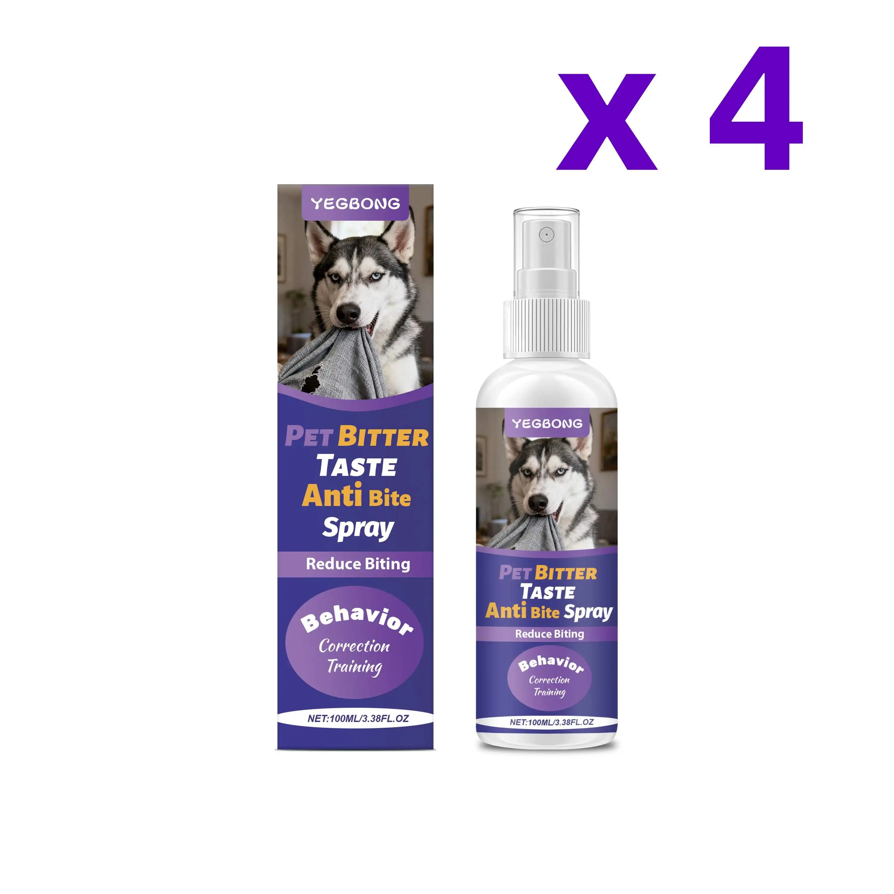 Yegbong Dog Deterrent Spray Reduction Calming Negative Behavior Non Irritating pet Health Supplies Puppies Cat Training Sprays
