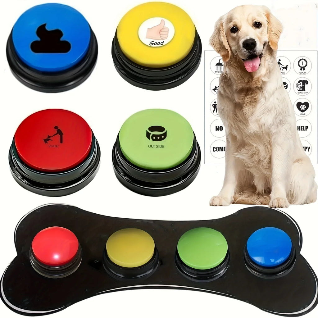 Pet Training Buzzer Dog Speaking Button Interactive Communication Tool Dog Training Artifact. Dog Speaking Button,