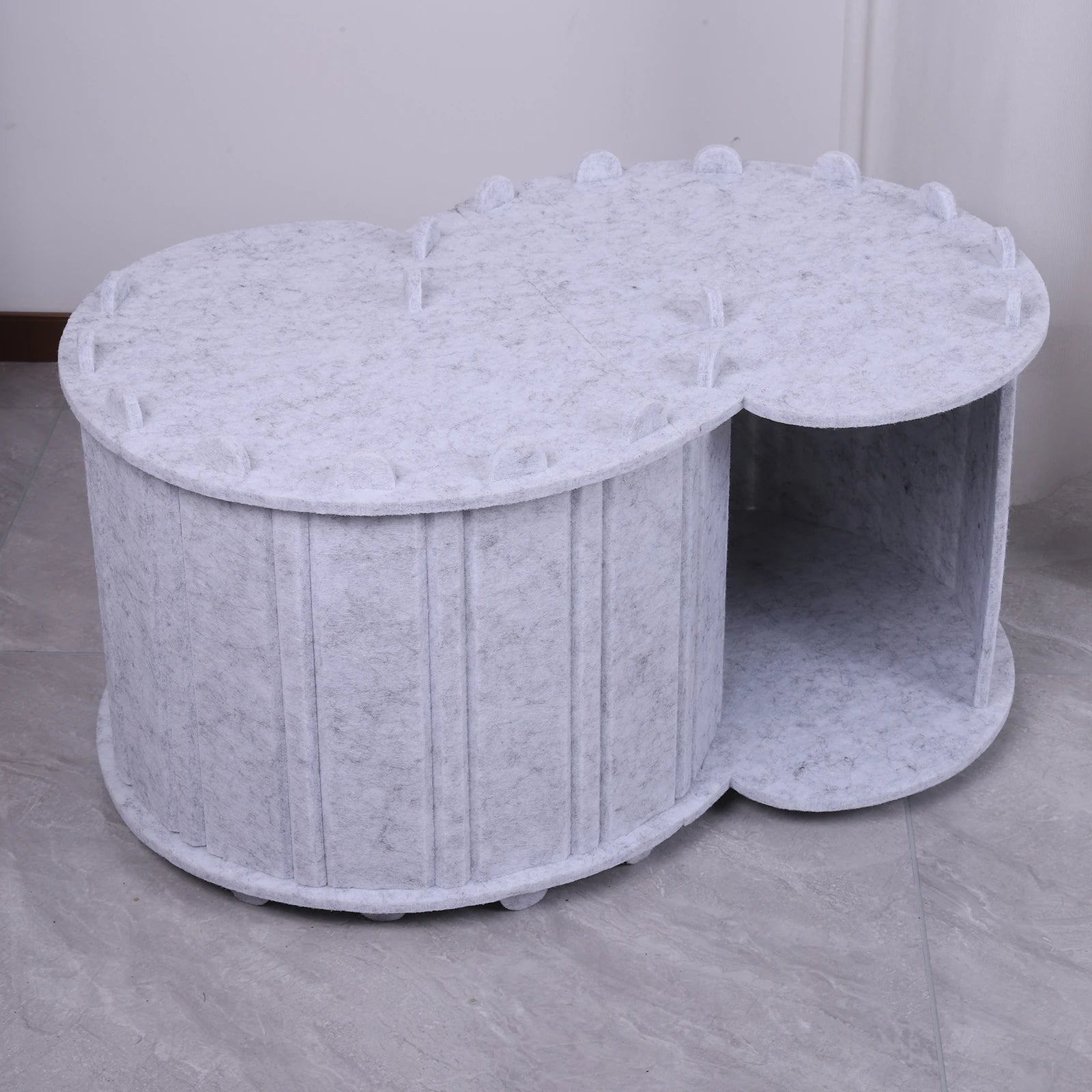 Peekaboo Cat Cave Detachable Foldable Pet House Semi-enclosed Cat House for Indoor Cats