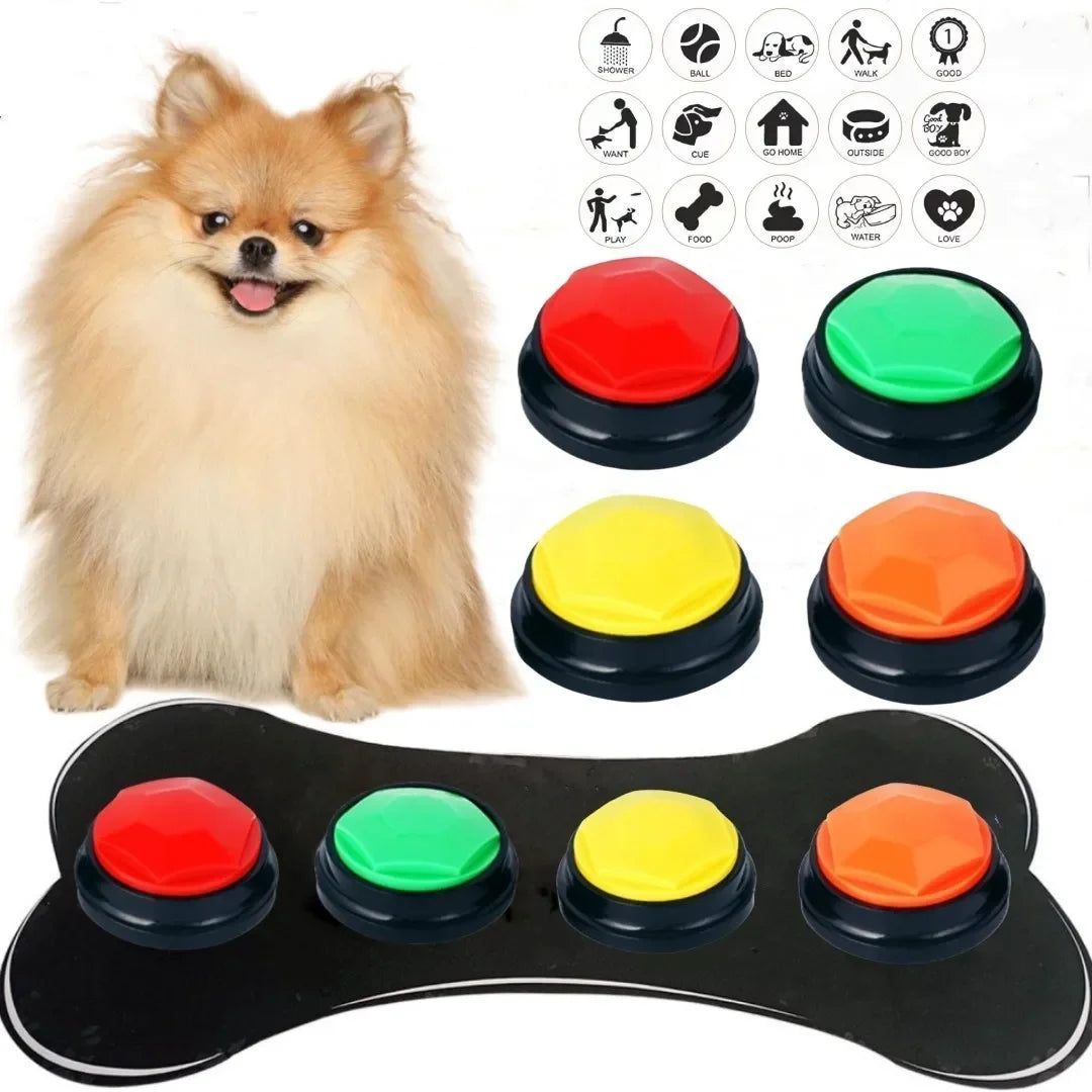 Pet Training Buzzer Dog Speaking Button Interactive Communication Tool Dog Training Artifact. Dog Speaking Button,
