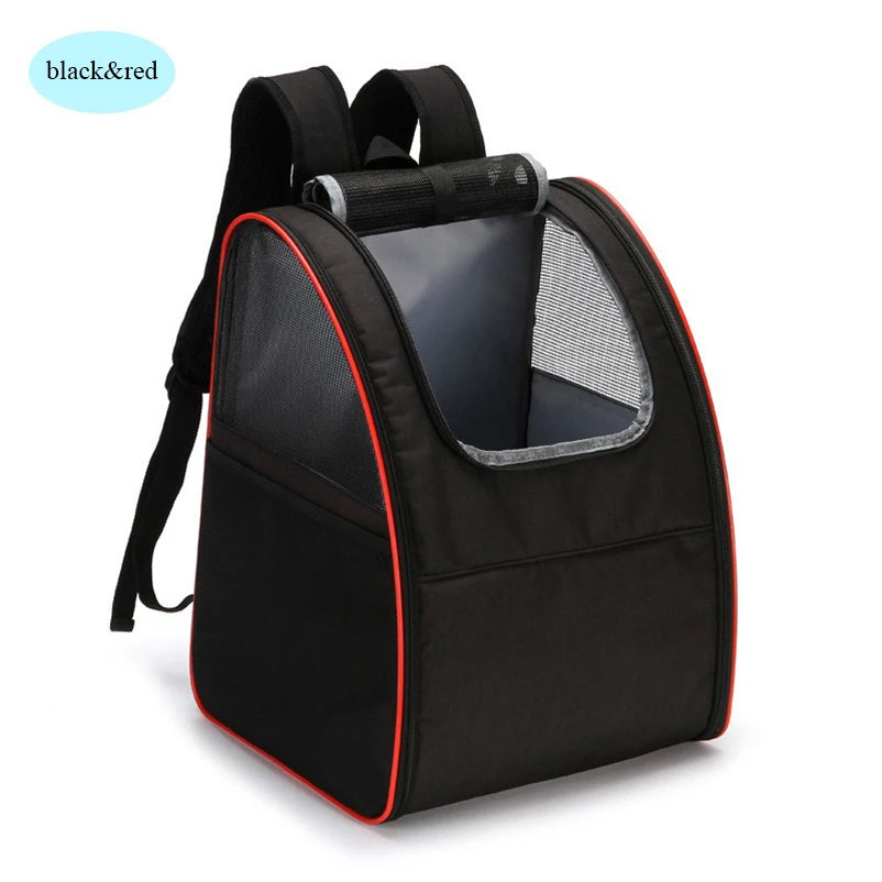 Pet backpack large capacity foldable shoulder pet bag portable handbag outing suitcase pet supplies