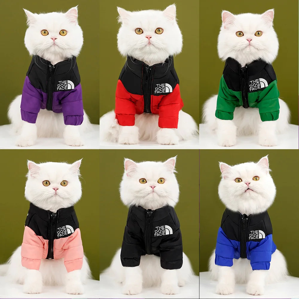 French Thick Bulldog Winter Jacket Warm Windproof Dog Coat For Small Medium Puppy Pet Vest Reflective Chihuahua Outfit