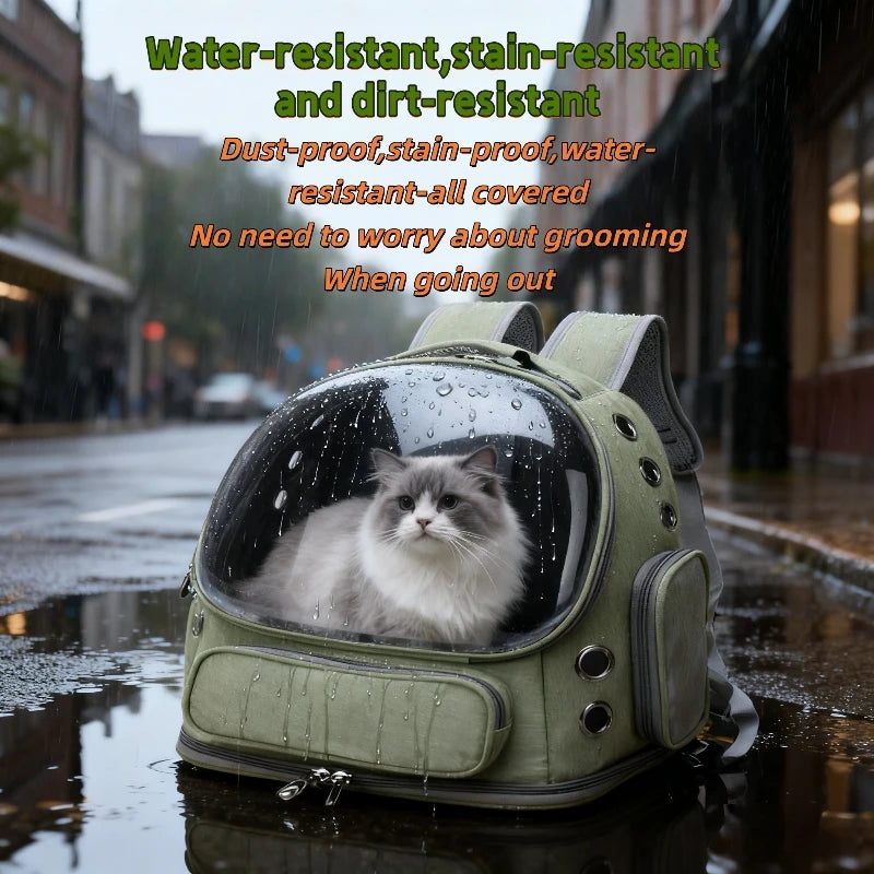 2026 Transparent Pet Carrier Backpack Breathable Cat and Small Dog Shoulder Bag Outdoor Travel Pet Supplies for Cats and Dogs