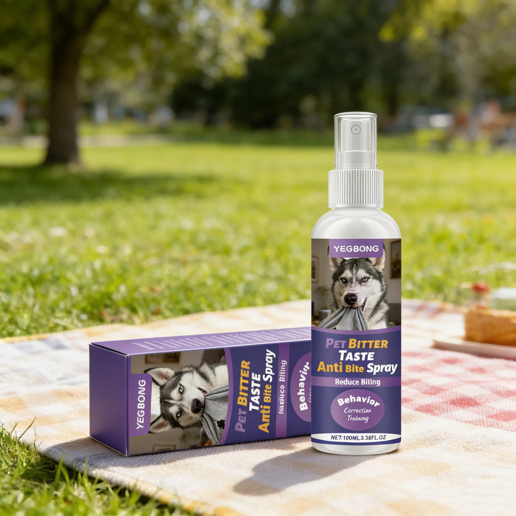 Yegbong Dog Deterrent Spray Reduction Calming Negative Behavior Non Irritating pet Health Supplies Puppies Cat Training Sprays