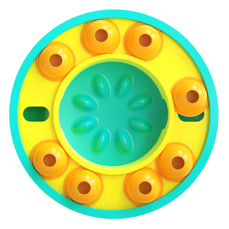 New popular Amazon puzzle food leakage toy - cat windmill teaser ball