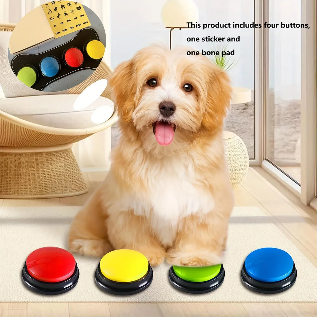 Pet Training Buzzer Dog Speaking Button Interactive Communication Tool Dog Training Artifact. Dog Speaking Button,