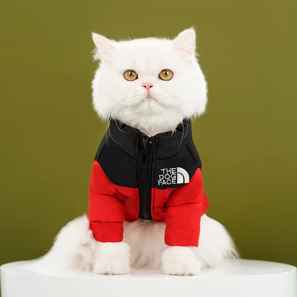 French Thick Bulldog Winter Jacket Warm Windproof Dog Coat For Small Medium Puppy Pet Vest Reflective Chihuahua Outfit