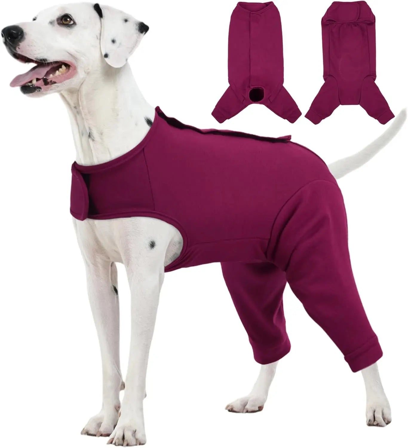 Dog Recovery Suit for Rear Legs Thigh Wound Protective Sleeve Dog Recovery Sleeve Dog Onesie After Surgery  Suit for Spay Neuter
