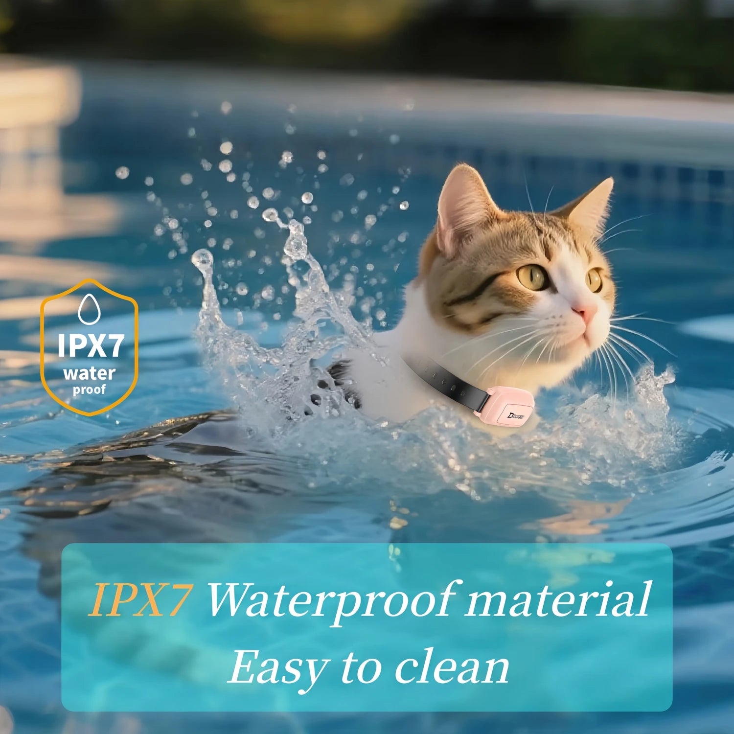 Cat Training Collar, 3000-3300FT Cat Shock Collar with Remote , Cat Stop Meowing Collar, Cat Remote Control Collar Pet Products