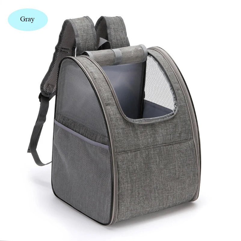 Pet backpack large capacity foldable shoulder pet bag portable handbag outing suitcase pet supplies