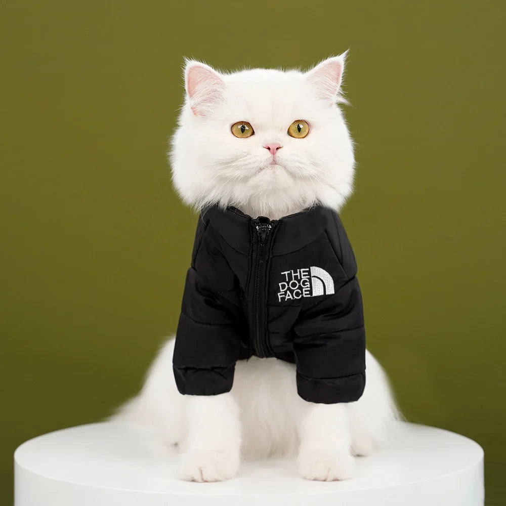 French Thick Bulldog Winter Jacket Warm Windproof Dog Coat For Small Medium Puppy Pet Vest Reflective Chihuahua Outfit