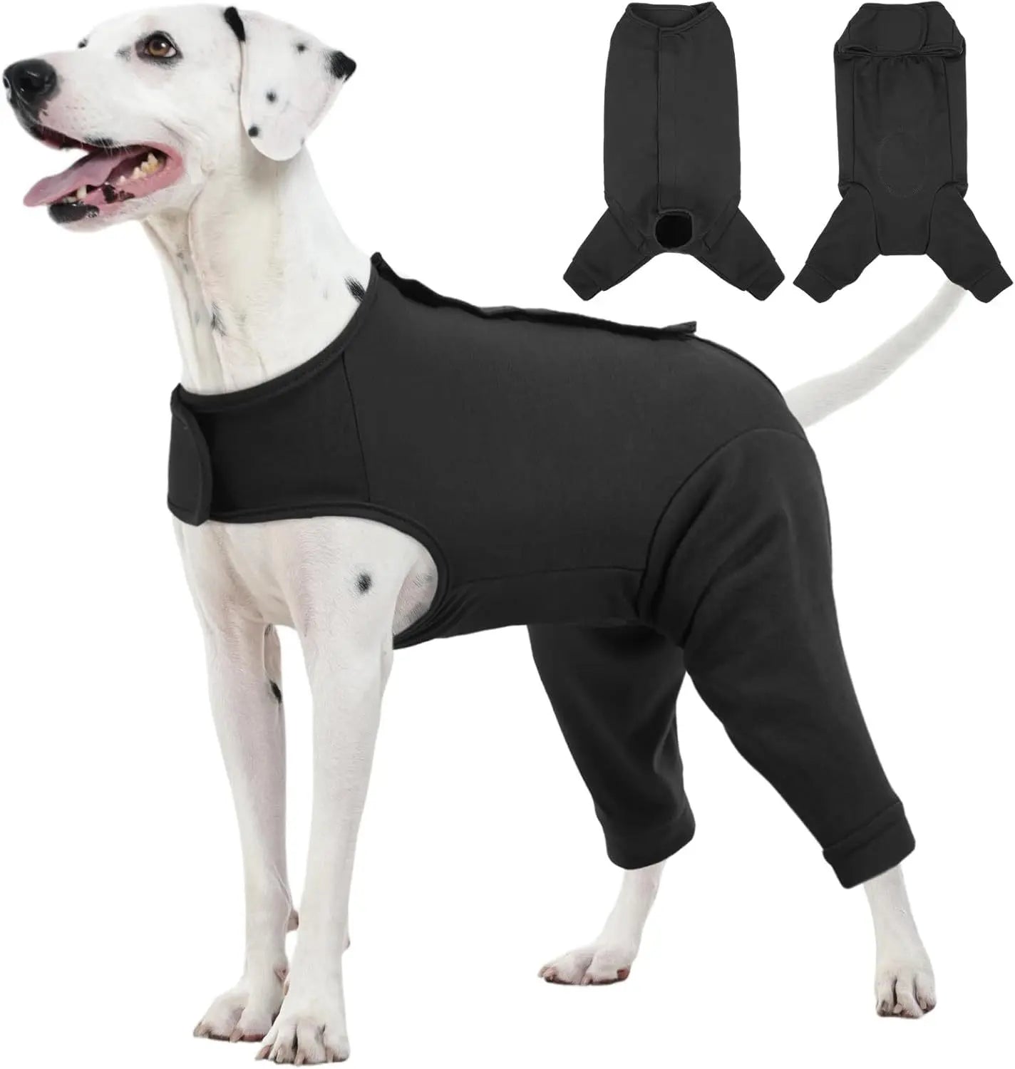 Dog Recovery Suit for Rear Legs Thigh Wound Protective Sleeve Dog Recovery Sleeve Dog Onesie After Surgery  Suit for Spay Neuter