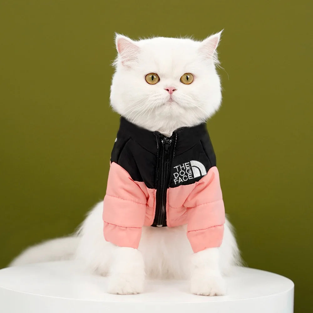 French Thick Bulldog Winter Jacket Warm Windproof Dog Coat For Small Medium Puppy Pet Vest Reflective Chihuahua Outfit