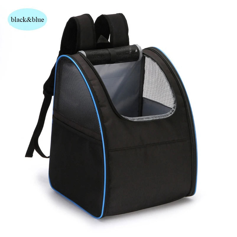 Pet backpack large capacity foldable shoulder pet bag portable handbag outing suitcase pet supplies