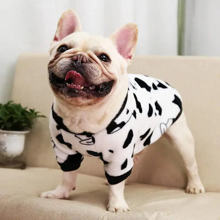 Warmth S Clothes Pet Supplies  Two Feet Clothes Leopard Pattern Dog Coat for French Bulldog And Bull Mastiff