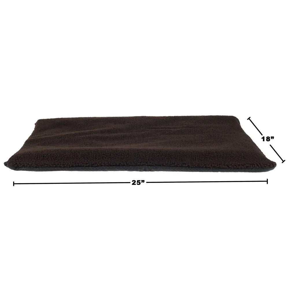 Cozy Insulated Dog Bed Self Heating Mat Washable Sherpa Cover Thermal Pad for Cats Puppies Indoor Outdoor
