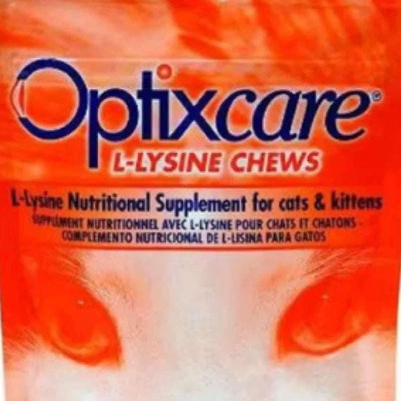 Cats And Kittens Essential For Eye Health And Immune Sys Optixcare L-Lysine Nutritional Supplement