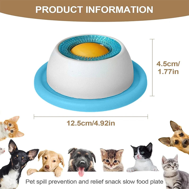 Slow Feeder Food Dispenser For Puppy Training Enrichment Cat Feeding Crate Accessory Lick Toys For Dogs Interactive Dog Toys