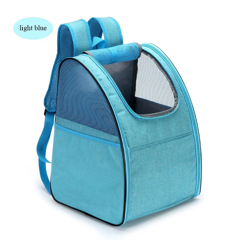 Pet backpack large capacity foldable shoulder pet bag portable handbag outing suitcase pet supplies